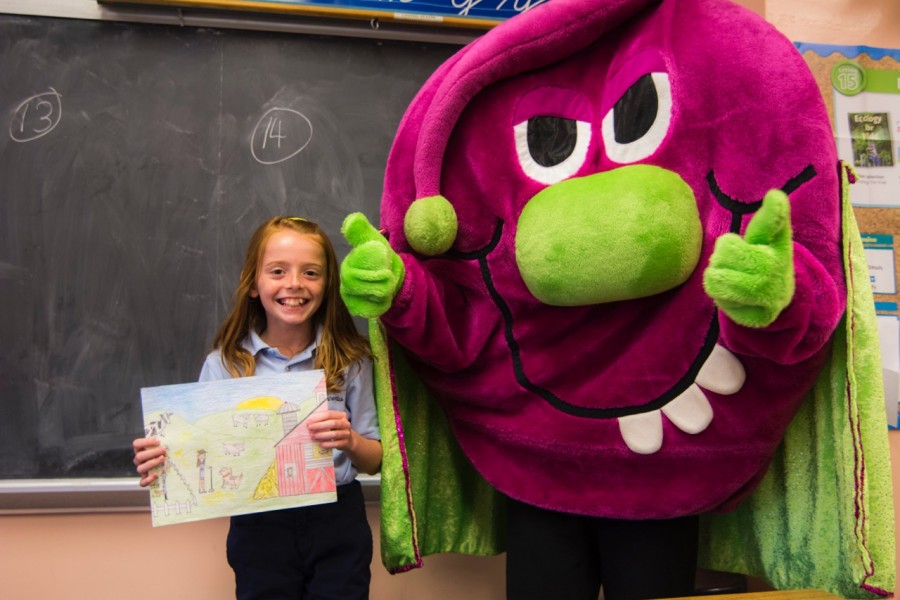 Eva Donnelly, 4th grade from St. Laurentius./Max Pulcini