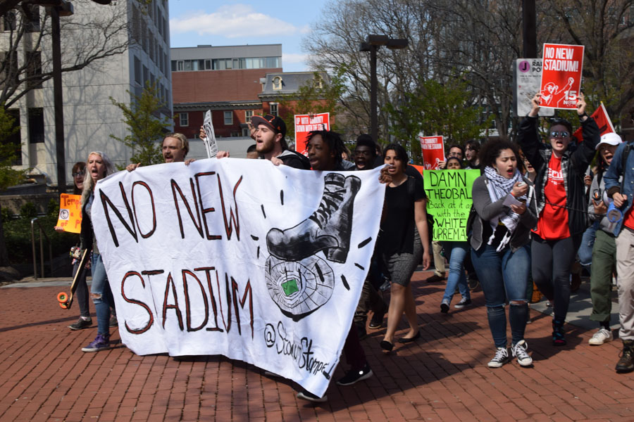 “Up With the Community, Down with the Stadium” – Spirit News - Spirit News