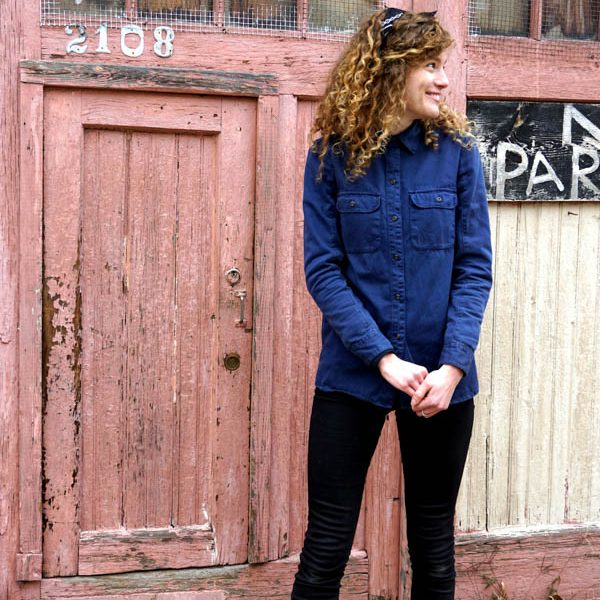 Emily White stands in an alley in Norris Square./Jacquie Mahon