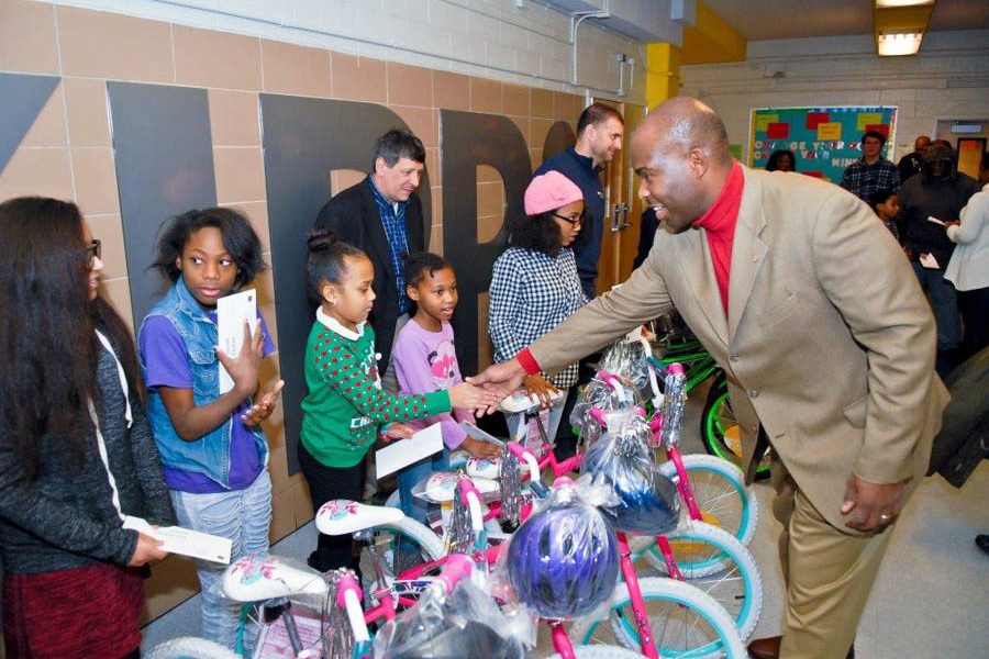 Councilman Derek Green 2016 Bike Giveaway Event-77